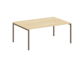 Переговорный стол (1 столешница) на П-образном м/к 1800x1235x750 Метал Систем Куатро 4х4 / Metal System Quattro 4x4 images