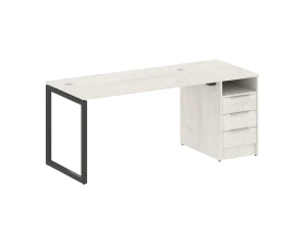 Рабочая станция с тумбой на О-образном м/к 1812x720x750 Метал Систем Куатро 4х4 / Metal System Quattro 4x4 images