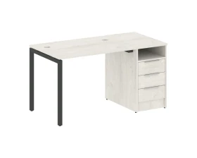 Рабочая станция с тумбой на П-образном м/к 1412x720x750 Метал Систем Куатро 4х4 / Metal System Quattro 4x4 images