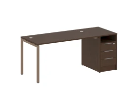 Рабочая станция с тумбой на П-образном м/к 1812x720x750 Метал Систем Куатро 4х4 / Metal System Quattro 4x4 images