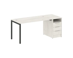 Рабочая станция с тумбой на П-образном м/к 1812x720x750 Метал Систем Куатро 4х4 / Metal System Quattro 4x4 images