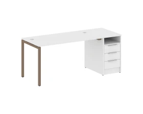 Рабочая станция с тумбой на П-образном м/к 1812x720x750 Метал Систем Куатро 4х4 / Metal System Quattro 4x4 images