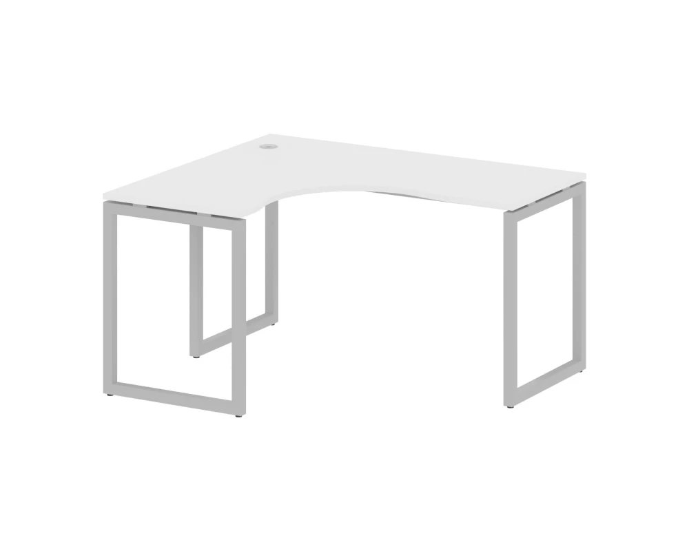 Стол криволинейный левый на О-образном м/к 1400x1200x750 Метал Систем Куатро 4х4 / Metal System Quattro 4x4