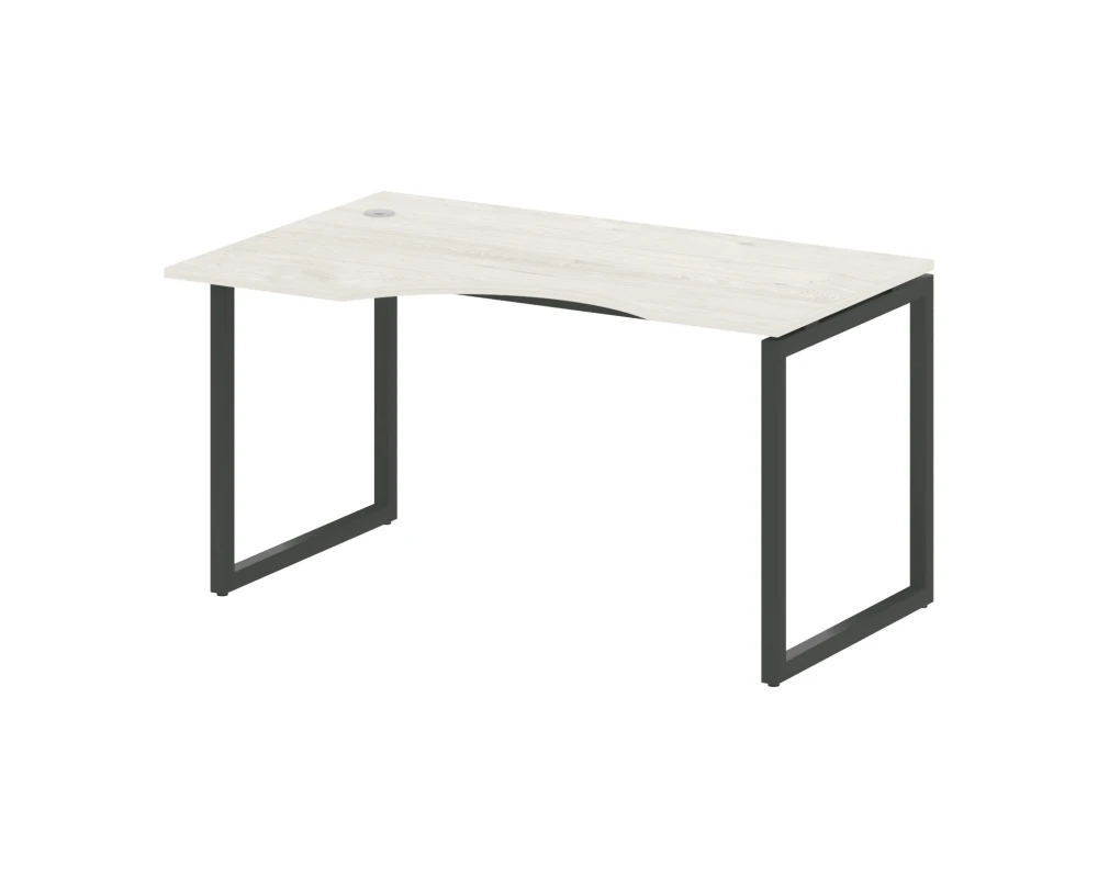 Стол криволинейный левый на О-образном м/к 1400x900x750 Метал Систем Куатро 4х4 / Metal System Quattro 4x4