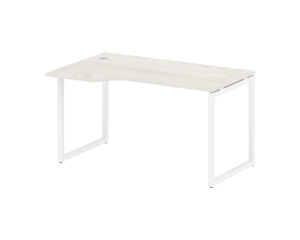 Стол криволинейный левый на О-образном м/к 1400x900x750 Метал Систем Куатро 4х4 / Metal System Quattro 4x4