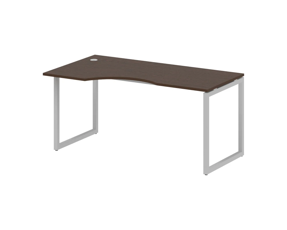 Стол криволинейный левый на О-образном м/к 1600x900x750 Метал Систем Куатро 4х4 / Metal System Quattro 4x4