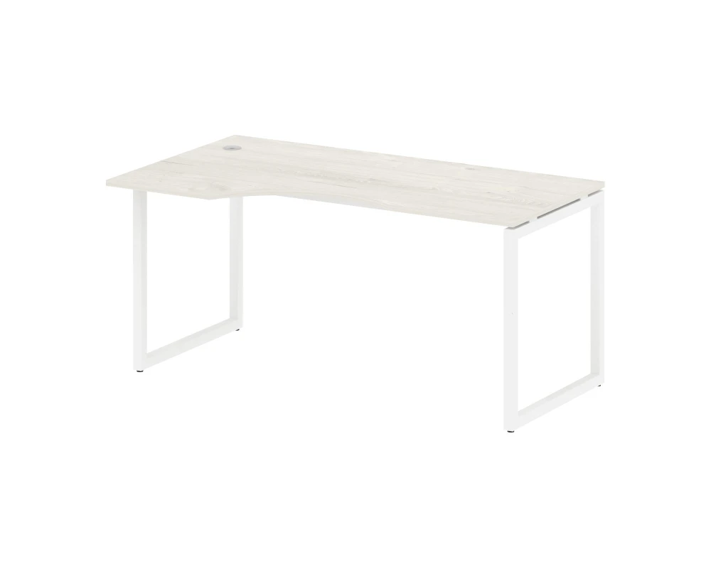 Стол криволинейный левый на О-образном м/к 1600x900x750 Метал Систем Куатро 4х4 / Metal System Quattro 4x4