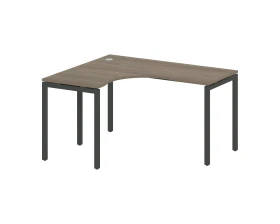 Стол криволинейный левый на П-образном м/к 1400x1200x750 Метал Систем Куатро 4х4 / Metal System Quattro 4x4 images
