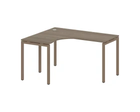 Стол криволинейный левый на П-образном м/к 1400x1200x750 Метал Систем Куатро 4х4 / Metal System Quattro 4x4 images