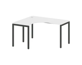 Стол криволинейный левый на П-образном м/к 1400x1200x750 Метал Систем Куатро 4х4 / Metal System Quattro 4x4 images