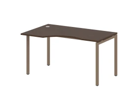 Стол криволинейный левый на П-образном м/к 1400x900x750 Метал Систем Куатро 4х4 / Metal System Quattro 4x4 images