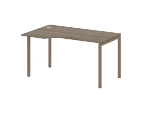 Стол криволинейный левый на П-образном м/к 1400x900x750 Метал Систем Куатро 4х4 / Metal System Quattro 4x4 images