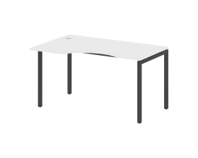 Стол криволинейный левый на П-образном м/к 1400x900x750 Метал Систем Куатро 4х4 / Metal System Quattro 4x4 images