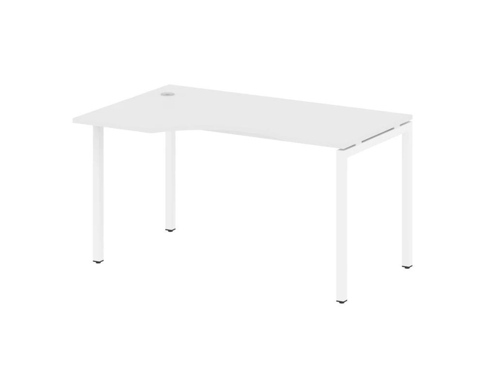 Стол криволинейный левый на П-образном м/к 1400x900x750 Метал Систем Куатро 4х4 / Metal System Quattro 4x4