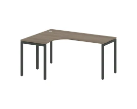 Стол криволинейный левый на П-образном м/к 1600x1200x750 Метал Систем Куатро 4х4 / Metal System Quattro 4x4 images