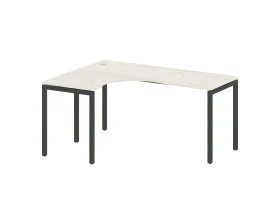Стол криволинейный левый на П-образном м/к 1600x1200x750 Метал Систем Куатро 4х4 / Metal System Quattro 4x4 images