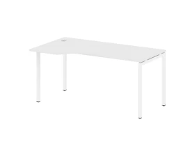 Стол криволинейный левый на П-образном м/к 1600x900x750 Метал Систем Куатро 4х4 / Metal System Quattro 4x4 images