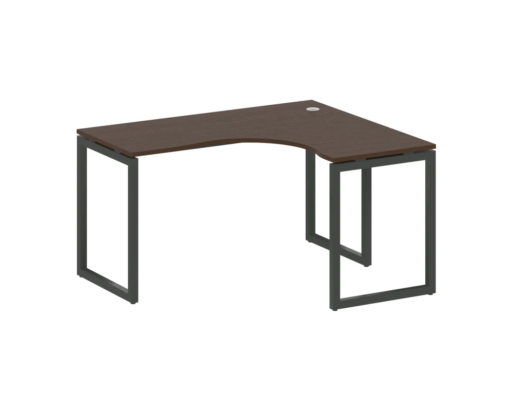 Стол криволинейный правый на О-образном м/к 1400x1200x750 Метал Систем Куатро 4х4 / Metal System Quattro 4x4