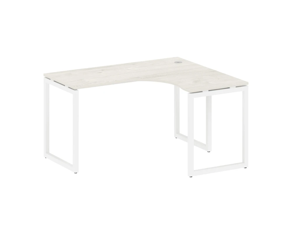 Стол криволинейный правый на О-образном м/к 1400x1200x750 Метал Систем Куатро 4х4 / Metal System Quattro 4x4