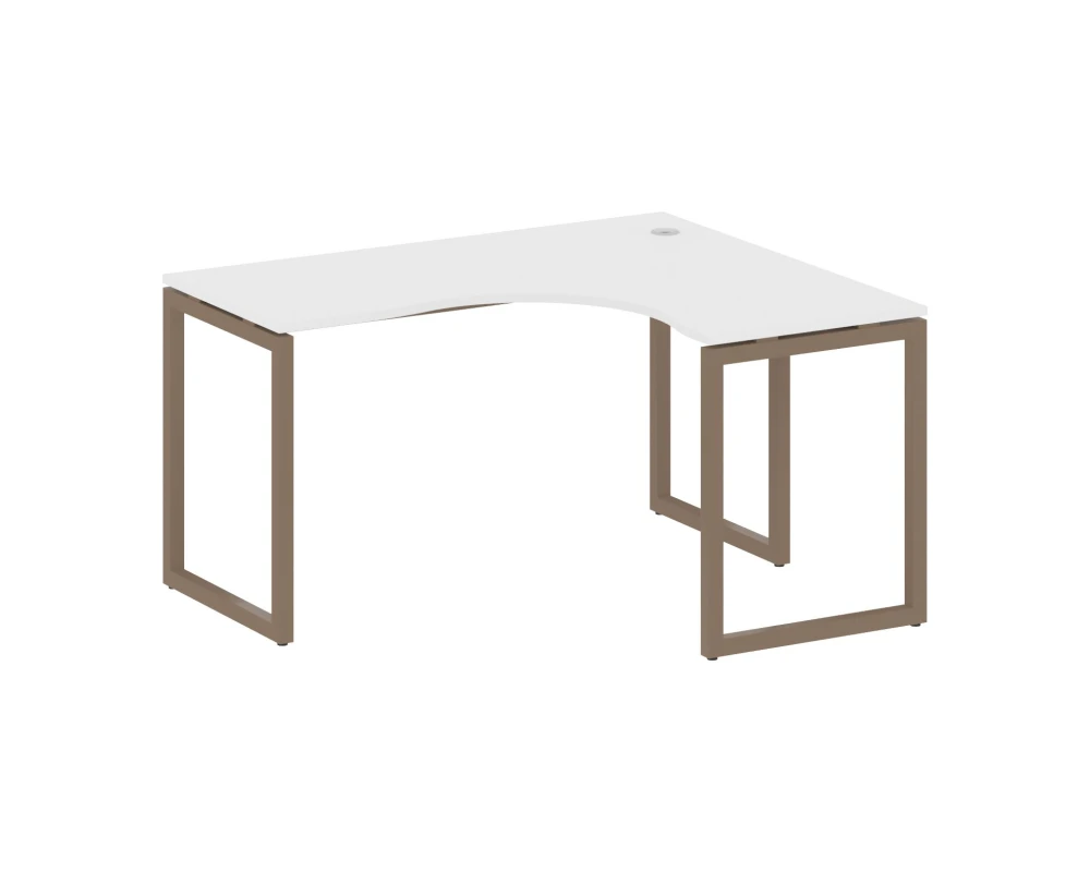 Стол криволинейный правый на О-образном м/к 1400x1200x750 Метал Систем Куатро 4х4 / Metal System Quattro 4x4