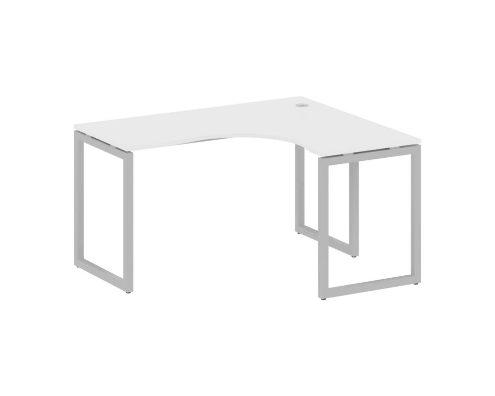 Стол криволинейный правый на О-образном м/к 1400x1200x750 Метал Систем Куатро 4х4 / Metal System Quattro 4x4