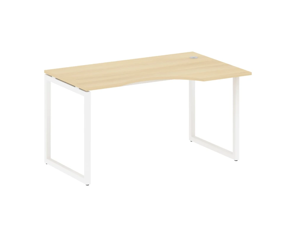 Стол криволинейный правый на О-образном м/к 1400x900x750 Метал Систем Куатро 4х4 / Metal System Quattro 4x4