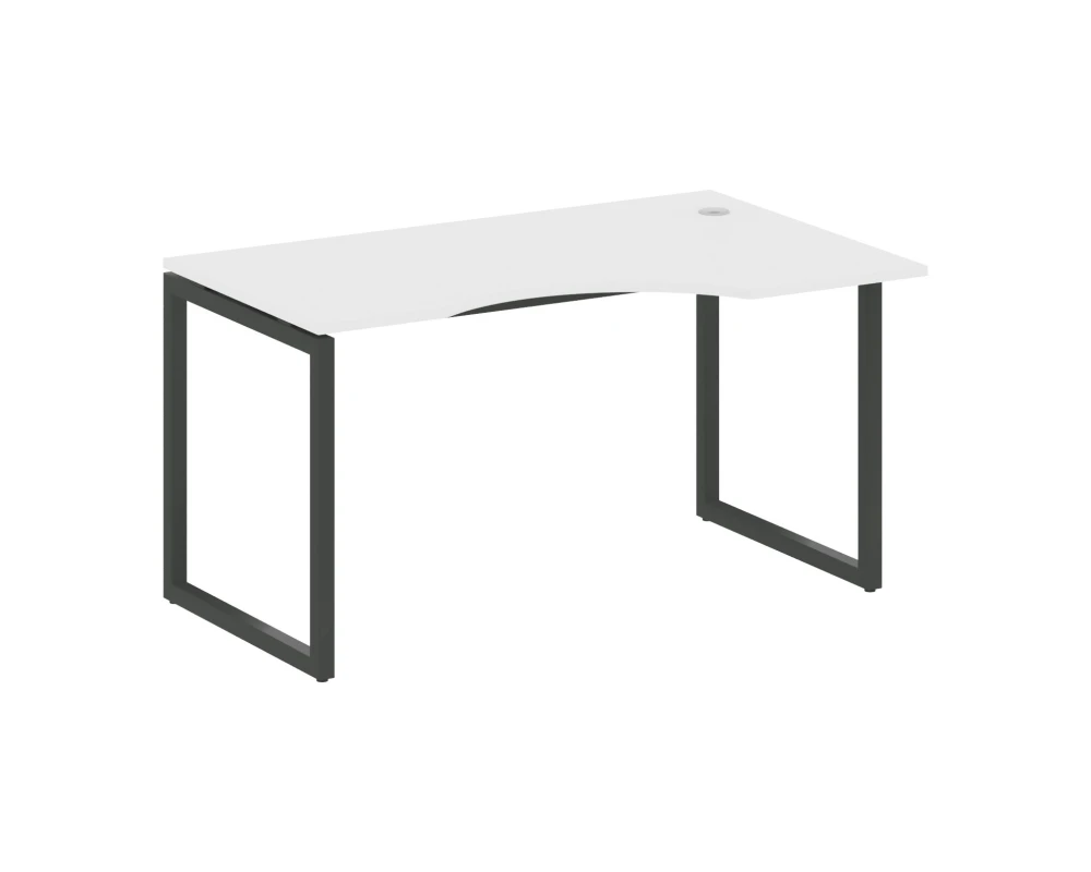 Стол криволинейный правый на О-образном м/к 1400x900x750 Метал Систем Куатро 4х4 / Metal System Quattro 4x4