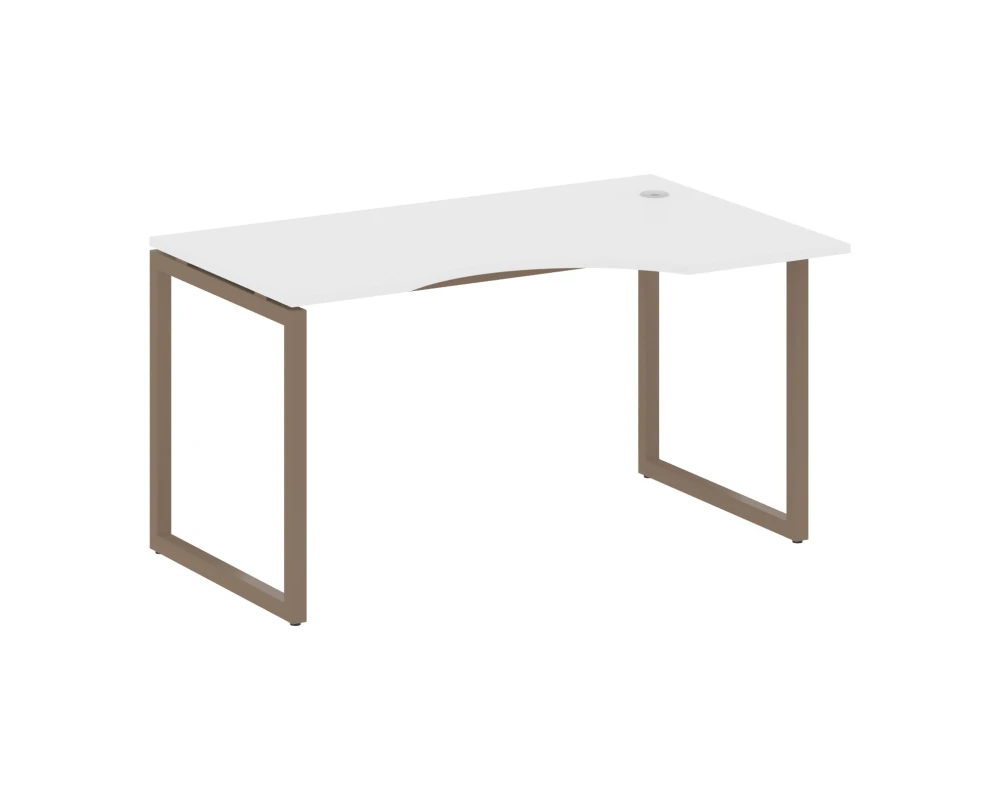 Стол криволинейный правый на О-образном м/к 1400x900x750 Метал Систем Куатро 4х4 / Metal System Quattro 4x4