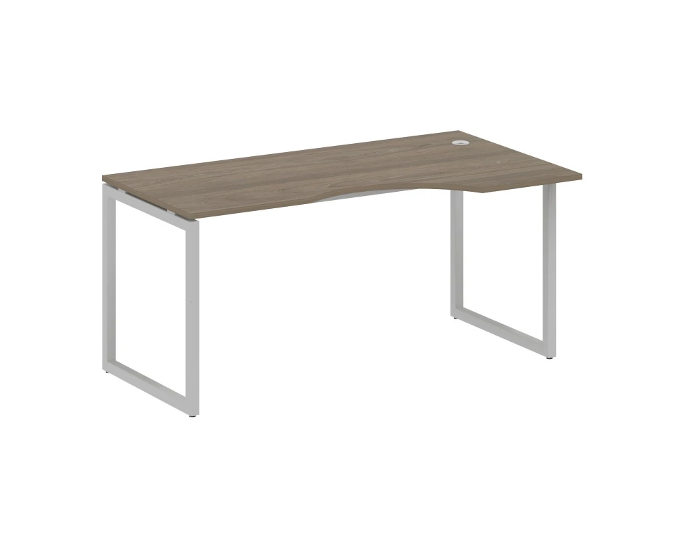 Стол криволинейный правый на О-образном м/к 1600x900x750 Метал Систем Куатро 4х4 / Metal System Quattro 4x4