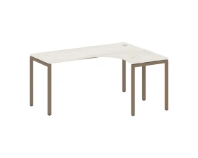 Стол криволинейный правый на П-образном м/к 1600x1200x750 Метал Систем Куатро 4х4 / Metal System Quattro 4x4 images