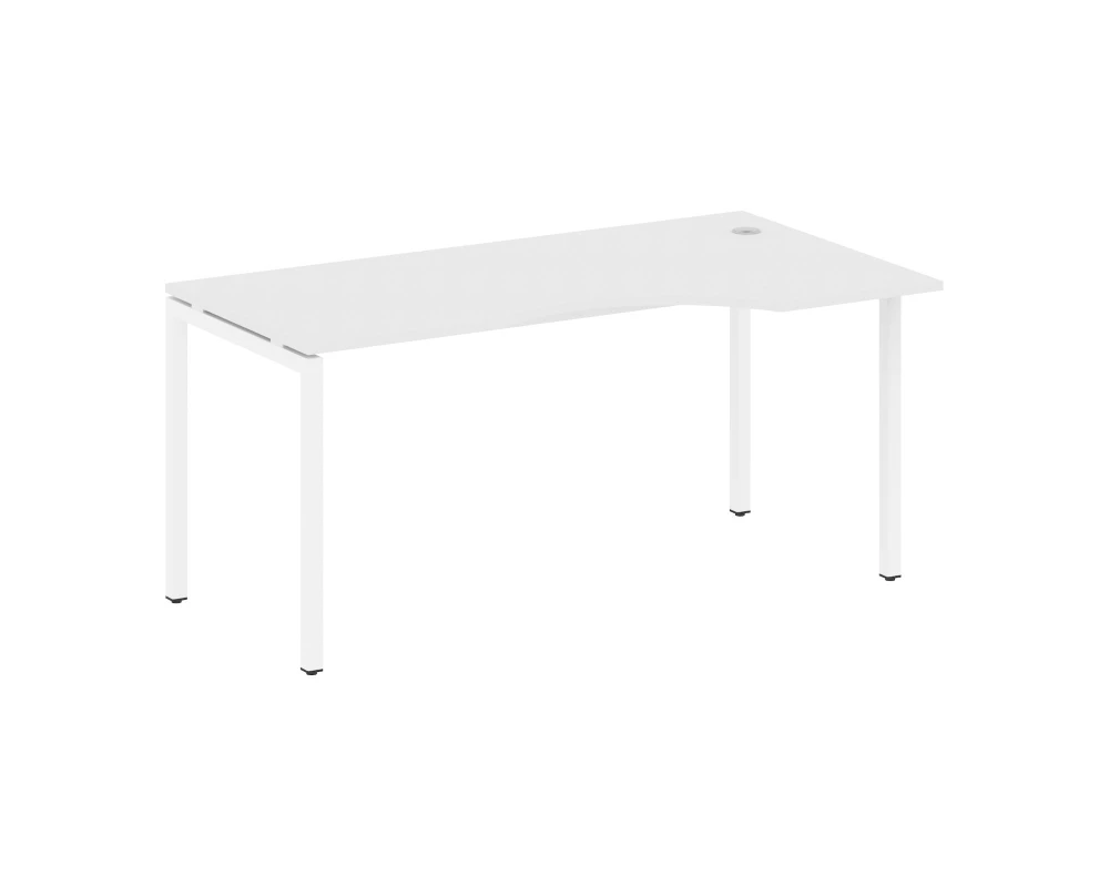 Стол криволинейный правый на П-образном м/к 1600x900x750 Метал Систем Куатро 4х4 / Metal System Quattro 4x4