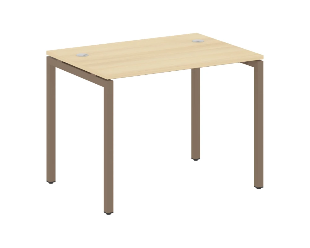 Стол письменный на П-образном м/к 1000x720x750 Метал Систем Куатро 4х4 / Metal System Quattro 4x4