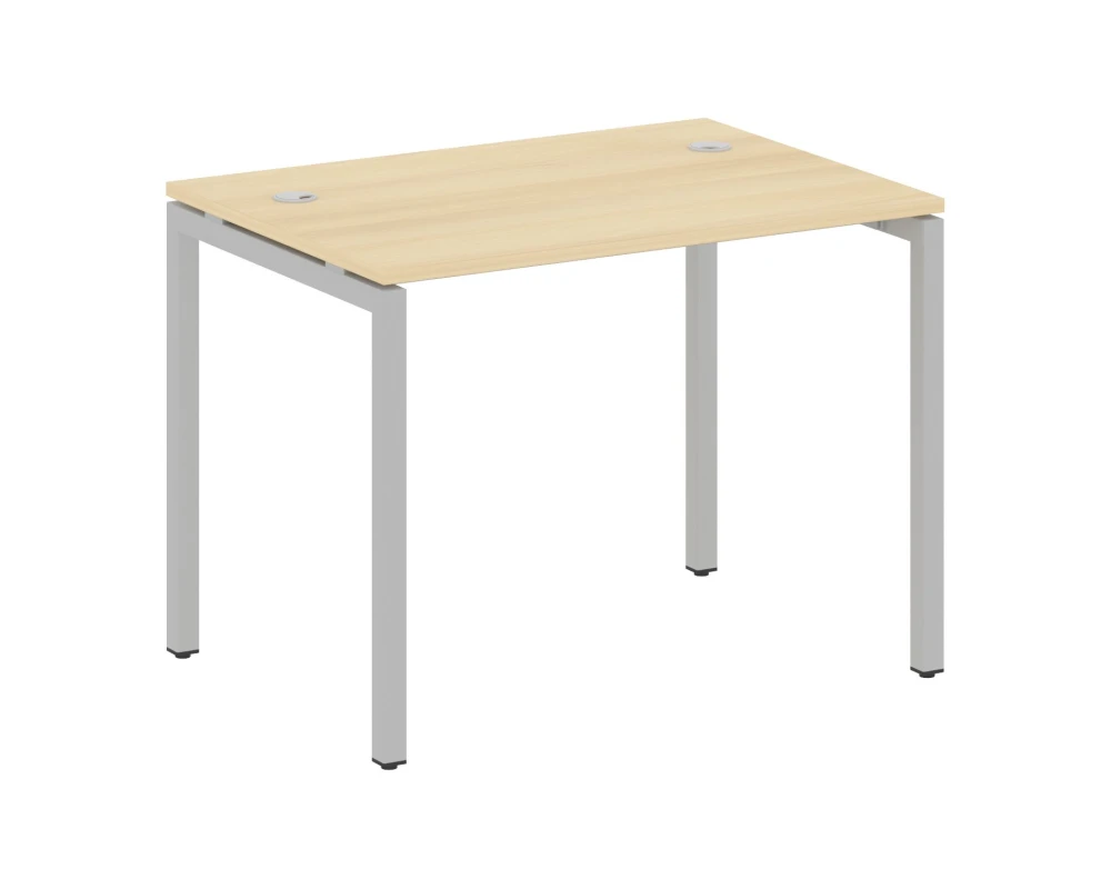 Стол письменный на П-образном м/к 1000x720x750 Метал Систем Куатро 4х4 / Metal System Quattro 4x4
