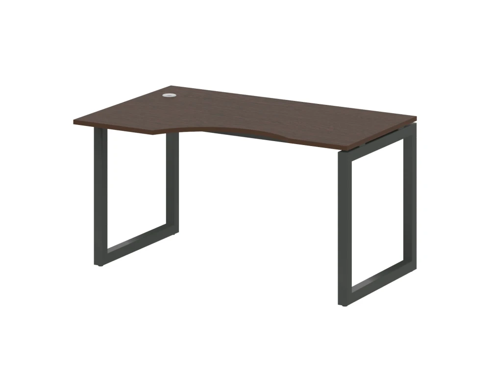 Стол криволинейный левый на О-образном м/к 1400x900x750 Метал Систем Куатро 5x5 / Metal System Quattro 5x5