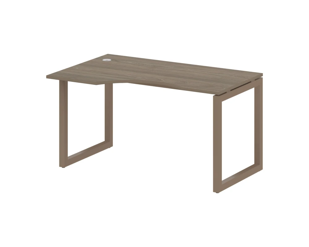 Стол криволинейный левый на О-образном м/к 1400x900x750 Метал Систем Куатро 5x5 / Metal System Quattro 5x5