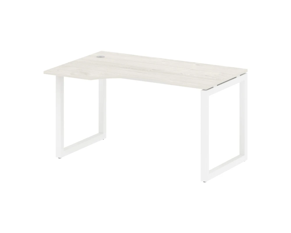 Стол криволинейный левый на О-образном м/к 1400x900x750 Метал Систем Куатро 5x5 / Metal System Quattro 5x5