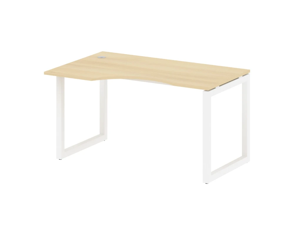 Стол криволинейный левый на О-образном м/к 1400x900x750 Метал Систем Куатро 5x5 / Metal System Quattro 5x5