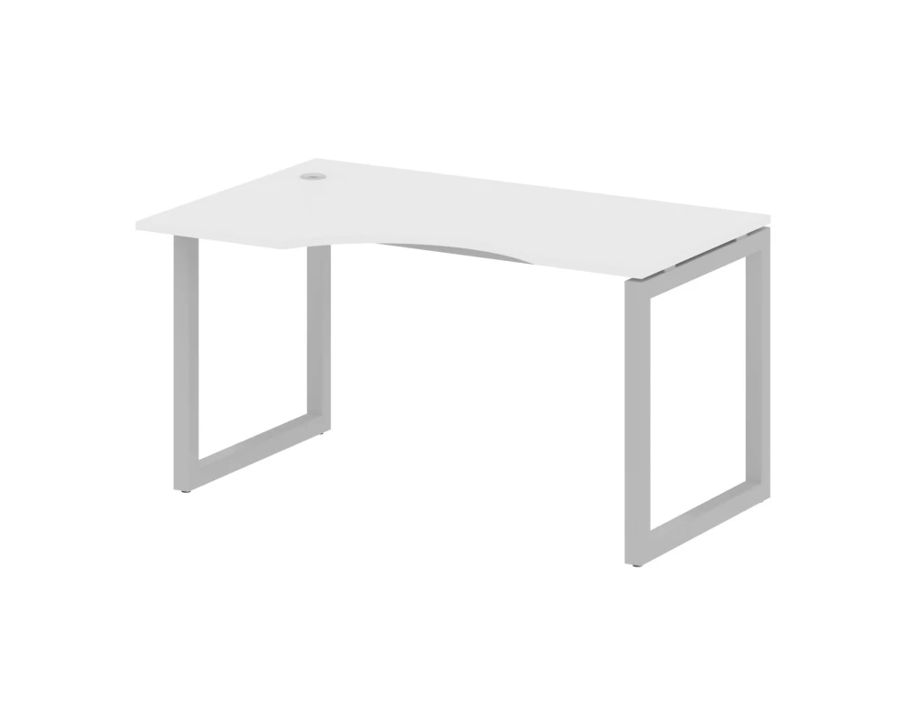 Стол криволинейный левый на О-образном м/к 1400x900x750 Метал Систем Куатро 5x5 / Metal System Quattro 5x5