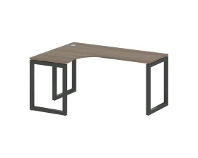 Стол криволинейный левый на О-образном м/к 1600x1200x750 Метал Систем Куатро 5x5 / Metal System Quattro 5x5 images