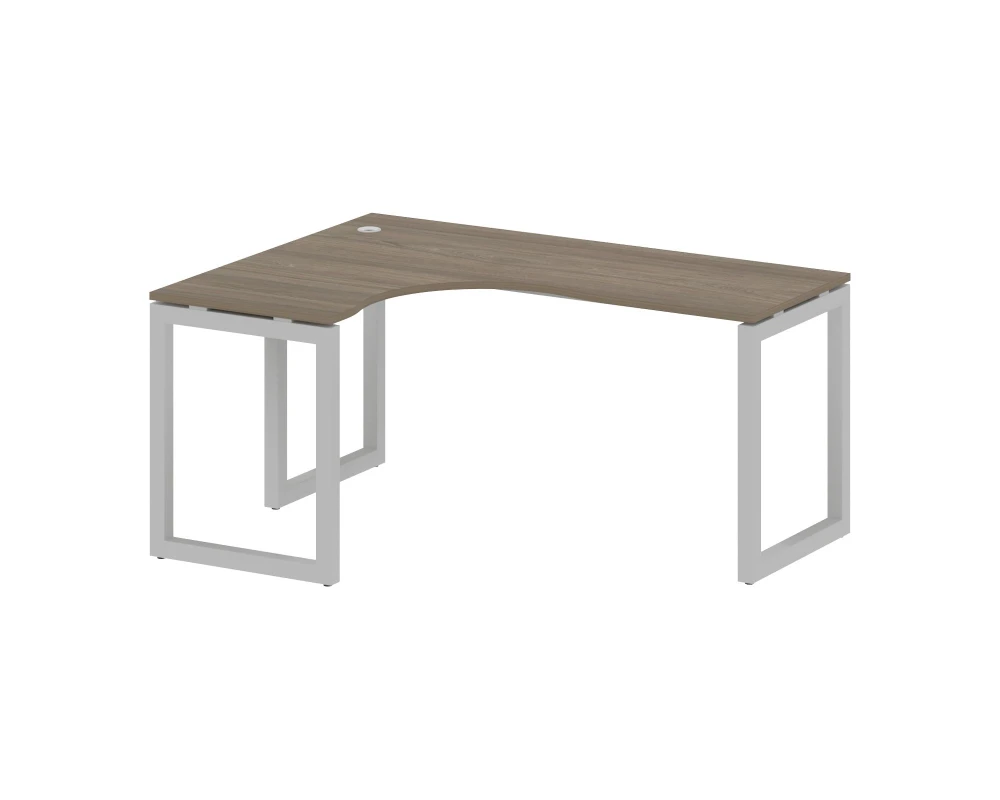 Стол криволинейный левый на О-образном м/к 1600x1200x750 Метал Систем Куатро 5x5 / Metal System Quattro 5x5