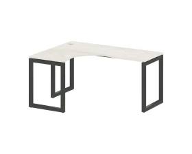 Стол криволинейный левый на О-образном м/к 1600x1200x750 Метал Систем Куатро 5x5 / Metal System Quattro 5x5 images