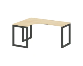 Стол криволинейный левый на О-образном м/к 1600x1200x750 Метал Систем Куатро 5x5 / Metal System Quattro 5x5 images