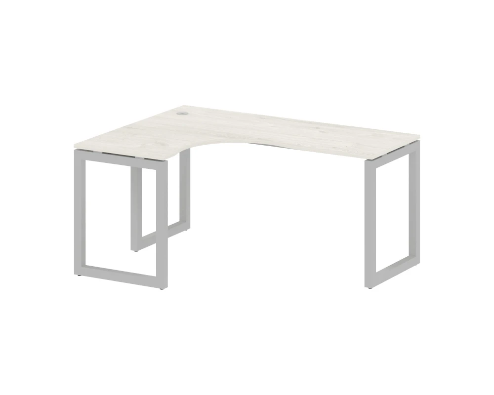 Стол криволинейный левый на О-образном м/к 1600x1200x750 Метал Систем Куатро 5x5 / Metal System Quattro 5x5