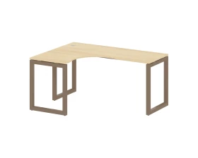 Стол криволинейный левый на О-образном м/к 1600x1200x750 Метал Систем Куатро 5x5 / Metal System Quattro 5x5 images