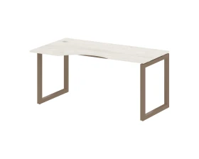 Стол криволинейный левый на О-образном м/к 1600x900x750 Метал Систем Куатро 5x5 / Metal System Quattro 5x5 images