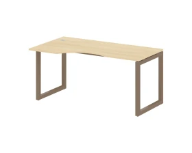 Стол криволинейный левый на О-образном м/к 1600x900x750 Метал Систем Куатро 5x5 / Metal System Quattro 5x5 images