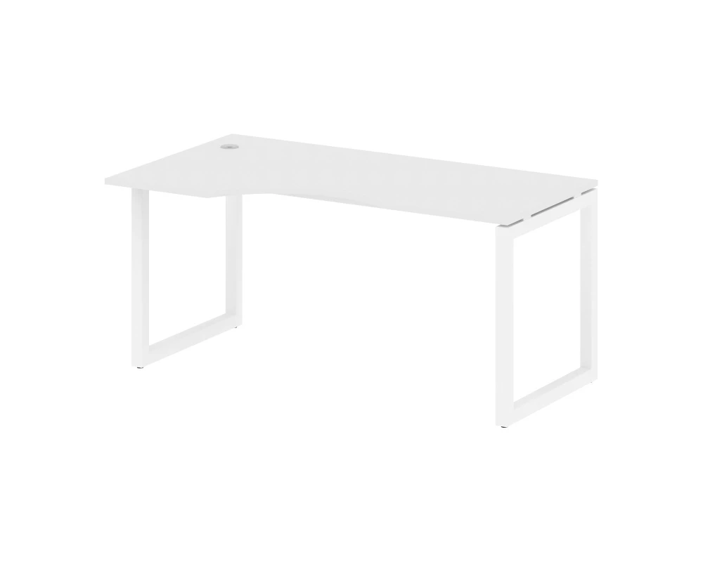 Стол криволинейный левый на О-образном м/к 1600x900x750 Метал Систем Куатро 5x5 / Metal System Quattro 5x5