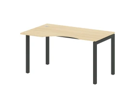 Стол криволинейный левый на П-образном м/к 1400x900x750 Метал Систем Куатро 5x5 / Metal System Quattro 5x5 images