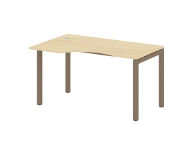 Стол криволинейный левый на П-образном м/к 1400x900x750 Метал Систем Куатро 5x5 / Metal System Quattro 5x5 images