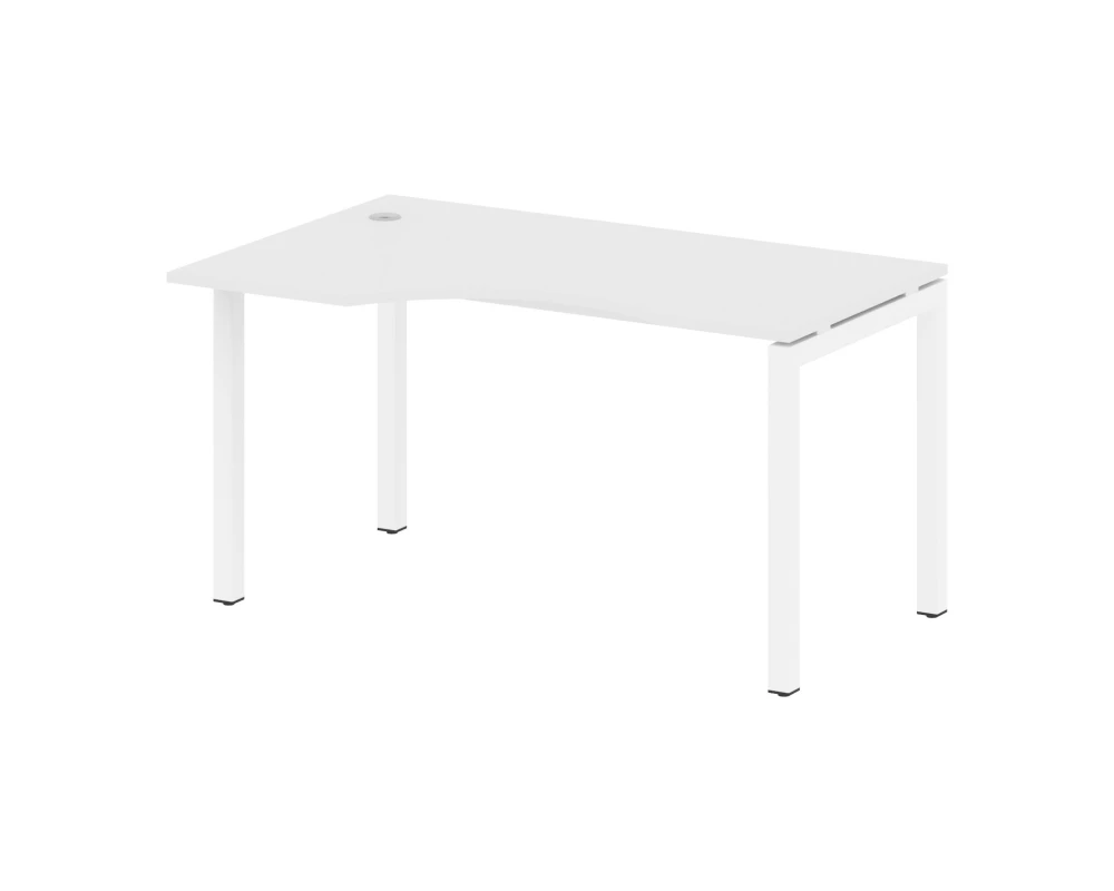 Стол криволинейный левый на П-образном м/к 1400x900x750 Метал Систем Куатро 5x5 / Metal System Quattro 5x5